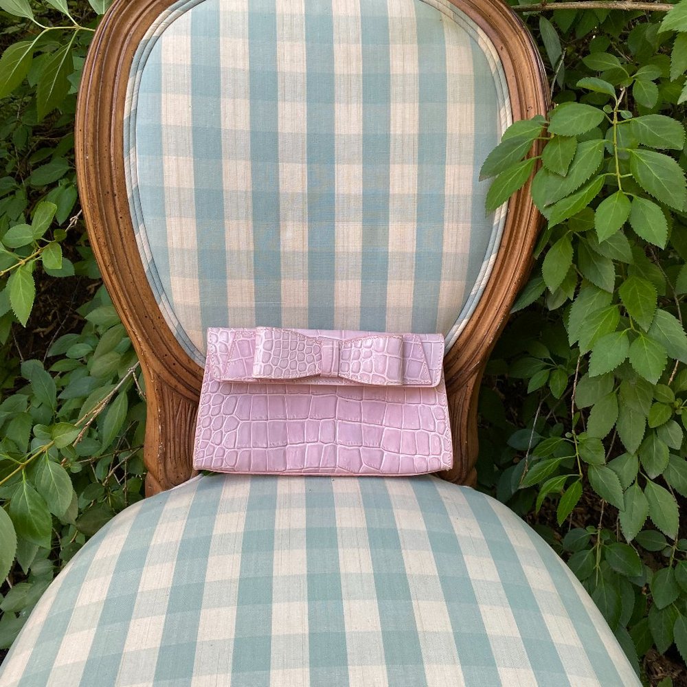 Tanner Krolle Pink Leather Shoulder Bag/Clutch